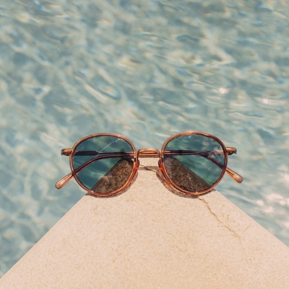 Baia Copper Forest Round Women's Sunglasses - Copper Frame, Green Lenses - Picture 12 of 14